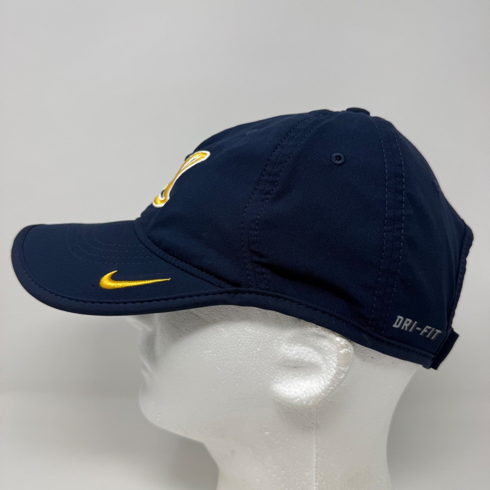Nike Cal Berkeley Golden Bears Dri-FIT Navy Blue Adjustable Hat Baseball Cap - Picture 2 of 7